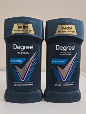 New Degree Cool Rush Men’s Antiperspirant Deodorant Sticks - Dark Blue, 2 Ct